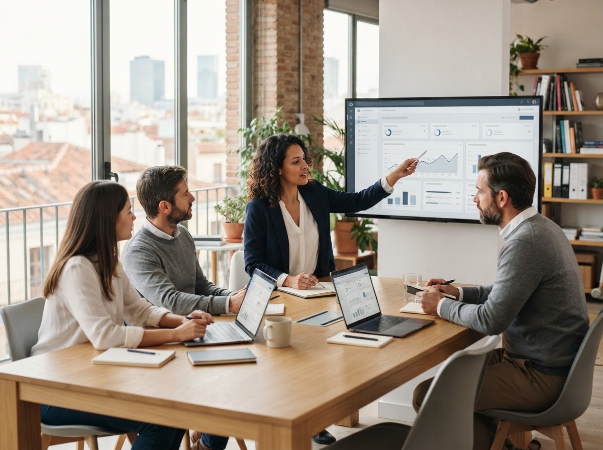Crónica Ibérica — equipo de análisis trabajando sobre un panel de datos de mercado