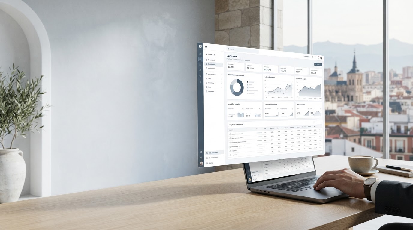 Crónica Ibérica — panel de análisis de datos financieros con gráficos de mercado en tiempo real